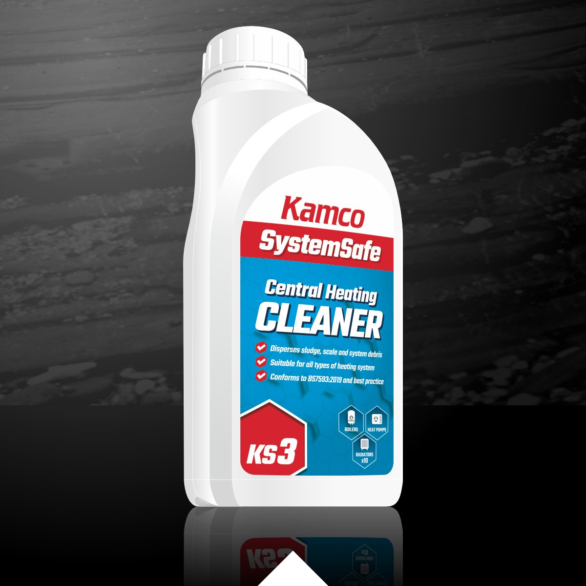 SystemSafe KS3 Central Heating System Cleaner 500ml – systemkemikalie (BPC006)